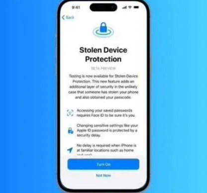 中和镇苹果授权维修店分享被盗设备保护功能开启方法 