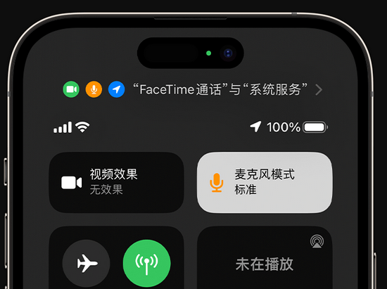 中和镇苹果授权维修网点分享iPhone在通话时让你的声音更清晰 