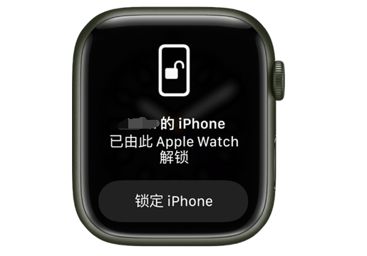 中和镇苹果手机维修分享用 AppleWatch 解锁配备面容 ID 的 iPhone方法 