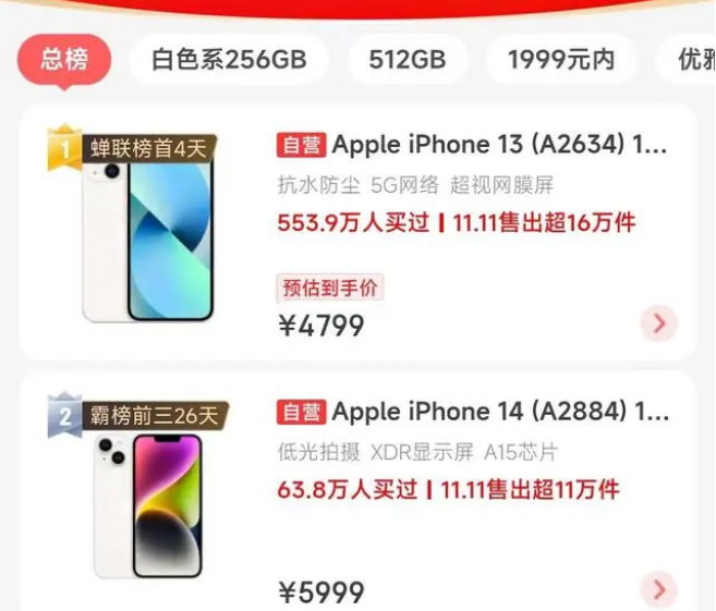 中和镇苹果14维修分享iPhone14配置不如同价位的安卓还能大卖 